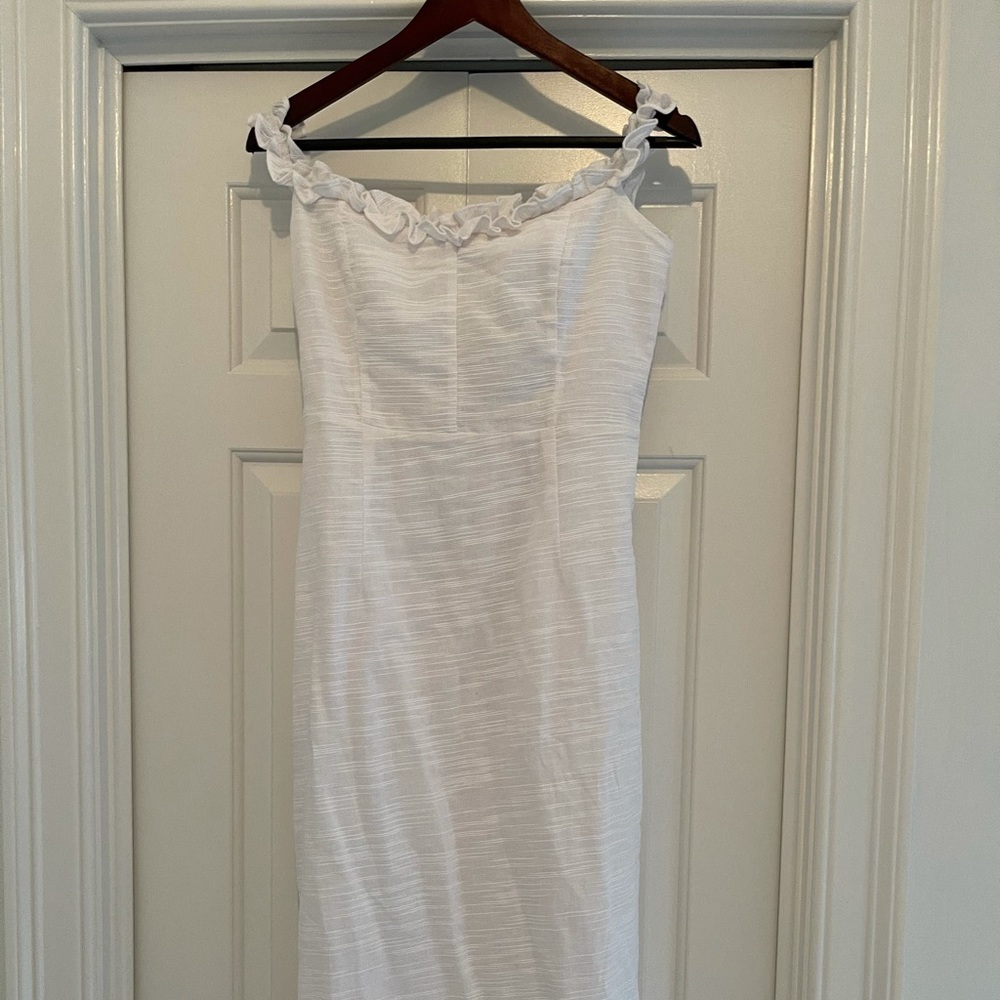 White off the shoulder dress